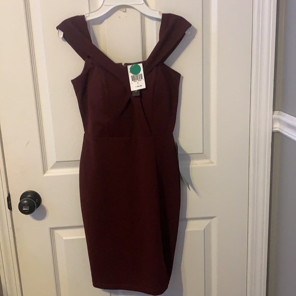 jcpenney Dresses Burgundy Off The Shoulder Dress From Speechless At